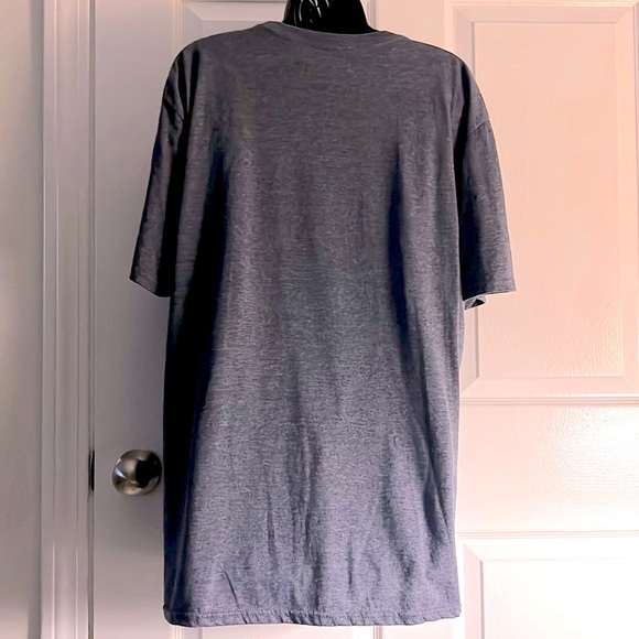 🐖🥓 FARM FED CLOTHING 🐓 EMBELLISHED CHARCOAL GRAY PIG HUMOROUS TSHIRT Women’s 2X - Picture 3 of 6